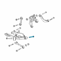 OEM 2018 Lincoln MKZ Lower Control Arm Mount Bolt Diagram - -W717065-S439