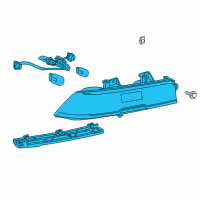 OEM 2015 Chevrolet Camaro Tail Lamp Assembly Diagram - 23489170