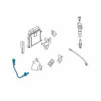 OEM Hyundai Sonata Sensor-Crankshaft Position Diagram - 39180-25300