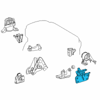 OEM Toyota RAV4 Side Mount Diagram - 12372-0V070