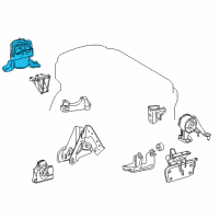 OEM Toyota RAV4 Side Mount Diagram - 12305-0V030