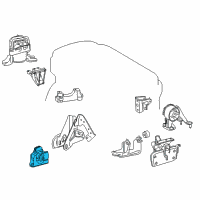 OEM 2014 Toyota RAV4 Front Mount Diagram - 12361-0V140