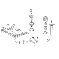 OEM 1998 BMW 740iL Self-Locking Hex Nut Diagram - 31-10-6-769-443