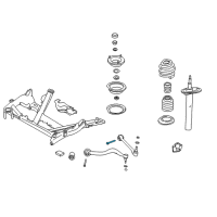 OEM 1998 BMW 528i Collar Screw Diagram - 31-30-6-779-823