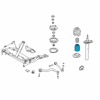 OEM 2002 BMW 525i Rubber Boot Diagram - 31-33-1-091-868