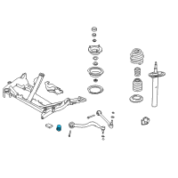 OEM 2003 BMW 530i Set Rubber Mounting For Pull Rod Diagram - 31-12-9-068-753