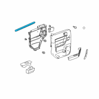 OEM 2010 Hummer H3T Belt Weatherstrip Diagram - 94737453