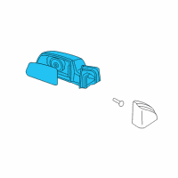 OEM 2008 Kia Rio Outside Rear View Mirror Assembly, Left Diagram - 876101G100