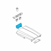 OEM 2010 BMW 750Li Lock, Armrest Diagram - 51-16-9-179-832