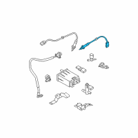 OEM 2006 Infiniti G35 Rear Heated Oxygen Sensor Diagram - 226A0-AM601
