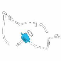 OEM 2012 Nissan NV3500 Cooler ASY Oil Diagram - 21305-EA24B