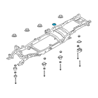 OEM 2018 Ford F-150 Mount Bolt Insulator Diagram - FL3Z-5C036-A