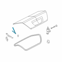 OEM Mercury Montego Support Strut Diagram - 5G1Z-54406A10-AA