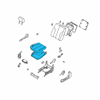 OEM 2007 Nissan Maxima Cushion Assy-Front Seat Diagram - 87350-ZK53C