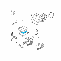 OEM Nissan Maxima Heater Unit-Front Seat Cushion Diagram - 87335-ZK31A