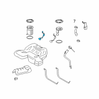 OEM 2009 Cadillac CTS Fuel Tank Meter/Pump SENSOR KIT Diagram - 19180436