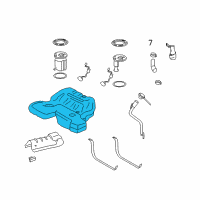 OEM 2012 Cadillac CTS Tank Asm-Fuel Diagram - 20903277