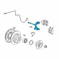 OEM 2003 BMW Z8 Calliper Carrier Diagram - 34-21-6-750-697