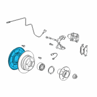 OEM 2000 BMW 750iL Protection Plate Left Diagram - 34-21-1-161-531