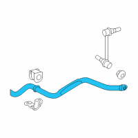 OEM 2019 Toyota Tacoma Stabilizer Bar Diagram - 48811-AD050