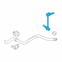OEM Toyota Tacoma Stabilizer Link Diagram - 48810-04010