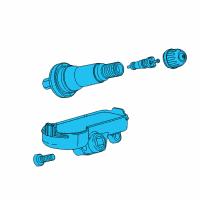 OEM Buick Sensor Diagram - 13598773