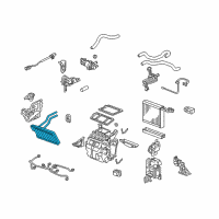 OEM Honda Core Sub-Assembly, Heater Diagram - 79110-SNA-A01