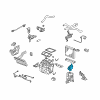 OEM 2008 Honda Civic Motor Assembly, Mode Diagram - 79140-SNA-A01