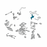 OEM Honda Valve Assembly, Water Diagram - 79710-SNG-A01