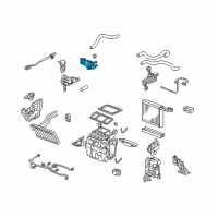 OEM 2008 Honda Civic Water Pump Diagram - 79961-SNC-A41