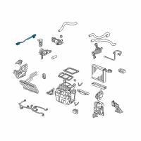 OEM Honda Civic Sensor Assy., Heater Core Diagram - 80550-SNC-A41