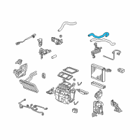 OEM Honda Civic Hose C, Water Inlet Diagram - 79723-SNC-E40