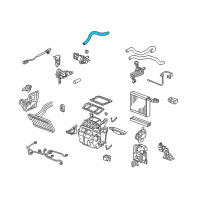 OEM 2011 Honda Civic Hose, Water Outlet Diagram - 79725-SNC-A40