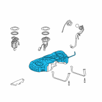 OEM 2010 Dodge Challenger Fuel Tank Diagram - 68051891AB