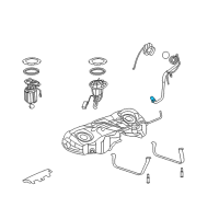 OEM 2005 Chrysler 300 Hose-Fuel Filler Tube Diagram - 4578196AD