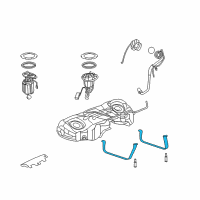 OEM 2007 Dodge Charger Strap-Fuel Tank Diagram - 4578652AB