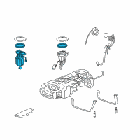 OEM 2007 Chrysler 300 Fuel Pump Module/Level Unit Diagram - 5136022AE