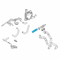 OEM 2021 Lexus ES350 Hose, Water Diagram - 87245-33810