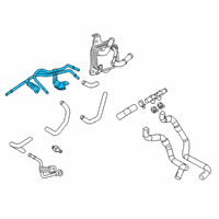 OEM Toyota Avalon Oil Cooler Tube Diagram - 32907-0E030