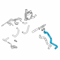 OEM 2019 Lexus ES350 Hose, Water By-Pass Diagram - 16267-31140