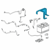 OEM 2022 Chevrolet Camaro Hold Down Diagram - 84059866