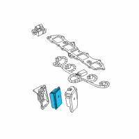 OEM Chevrolet Silverado 3500 Module, Powertrain Control(Remanufacture) Diagram - 89017750