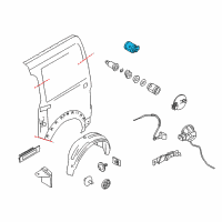 OEM Ford Transit Connect Cylinder Diagram - 2S6Z-5828624-A