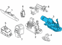 OEM 2022 Kia Carnival POWER LATCH ASSY-PWR Diagram - 81800R0100