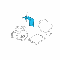 OEM 2008 Jeep Wrangler Bracket-Hood Switch Diagram - 5026202AC