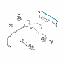 OEM 2004 Kia Sedona Hose-Pressure Diagram - 0K52Y32490B