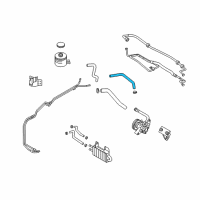 OEM Kia Sedona Hose-Return, NO2 Diagram - 0K52Y32472