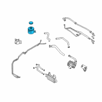 OEM Kia Reserve Tank-Power Steering Diagram - 0K52Y32400