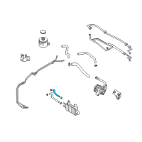 OEM 2005 Kia Sedona Hose-Return, NO3 Diagram - 0K52Y32473