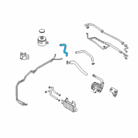 OEM 2005 Kia Sedona Hose-Return, NO1 Diagram - 0K52Y32471